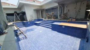 nat keramik untuk kolam.