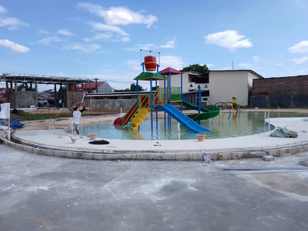 pembuatan mini waterpark