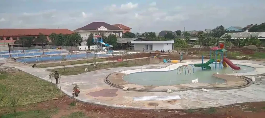 pembuatan mini waterpark